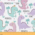 Erosebridal Dinosaur Fabric By the Yard, 1 Yard