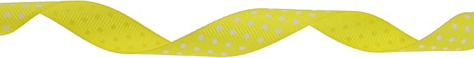 Polka Dot Grosgrain Ribbon 25 Yard Each Roll 100% Polyester - Image 2