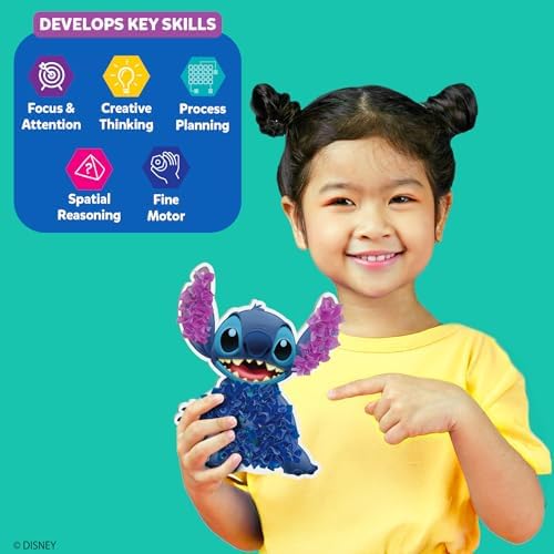 Skillmatics Poke-in Art – Lilo & Stitch, Wood Craft Kit, Gift for Kids