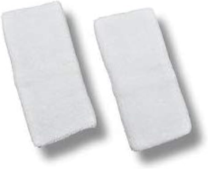 US Glove Sweat Bands for Wrists, Sports Wristbands for Men & Women, Athletic Hand Bands for Tennis, Gymnastics, Basketball, Volleyball, Baseball, Football or Gym Sport, 2-pc Cotton Arm Sweatbands 4.5"