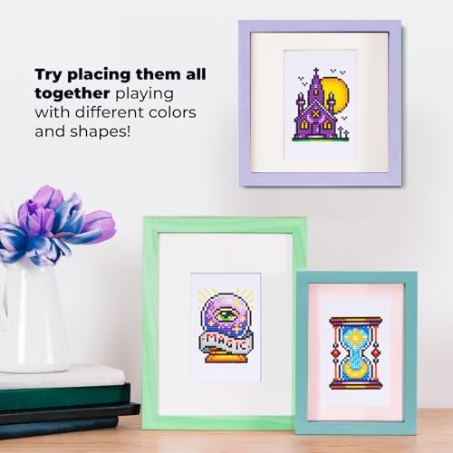 Citrichand Small Diamond Art Kits, Mystic Collection 12 Pack for Adults