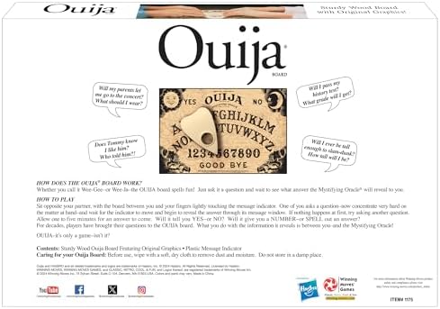 Classic Ouija Board Game with 1990s Artwork by Winning Moves Games USA