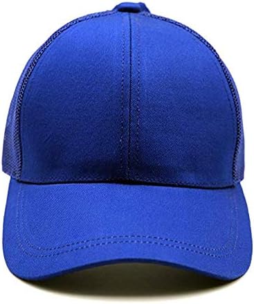 Criss Cross Hat Washed Distressed Baseball Cap Ponytail Hat High Messy Bun Ponycap for Women