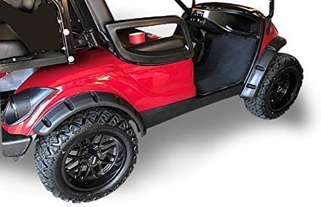 10L0L Golf Cart Front Rear Fender Flares for Yamaha G29 Drive Gas & Electric, with Metal Hardware, Set of 4(Not Fit Modified Models)
