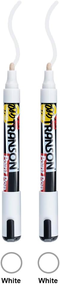 TRANSON 2 White Permanent Paint Markers - Image 7