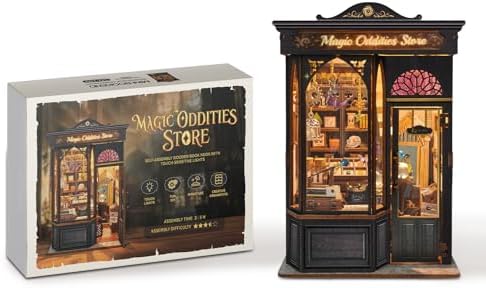 Book Nook Magic Miniature House Kit for Adults with Openable Door