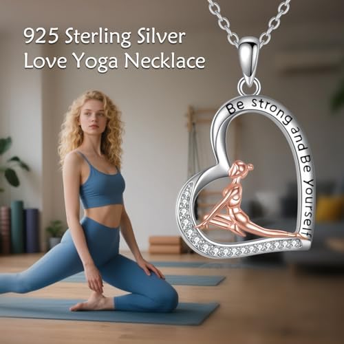 Hancock Sports Necklace Sterling Silver Sports Heart Pendant Hobby Jewelry Gift for Women