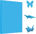 A4 Origami Paper Lake Blue 100 Sheets, 8.27×11.7 inch Double Sided Color Easy by Pyrisuu