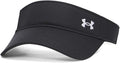 Under Armour Women's Blitzing Visor, (001) Black / / White, One Size Fits Most