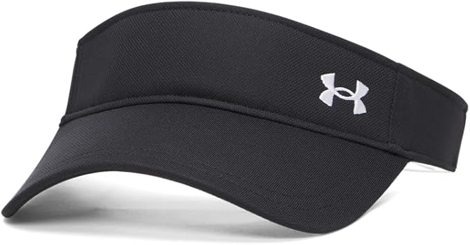 Under Armour Women's Blitzing Visor, (001) Black / / White, One Size Fits Most