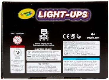Crayola Light-Ups - Mummy, Reusable Halloween Craft Toy, Glow in The Dark Light Up Mummy, Cute Halloween Decor & Night Light, Gift for Kids, 5+
