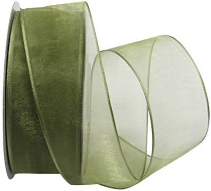 Ribbon Bazaar Sheer Organza Wired Ribbon - Image 2