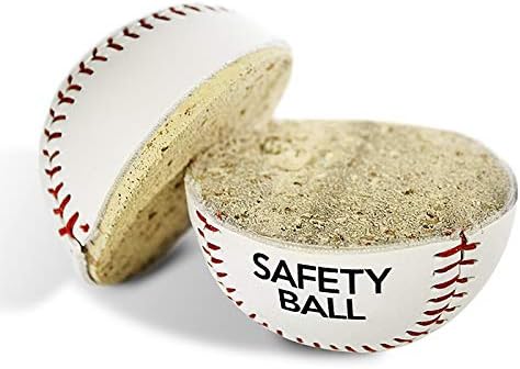 SKLZ Soft Cushioned Safety Baseballs, 2 Pack, White Pearl