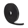 DOBTIM Rubber Strips 1/2" Thick X 1" Wide X 10'Long, Solid Rubber Rolls Use by DOBTIM