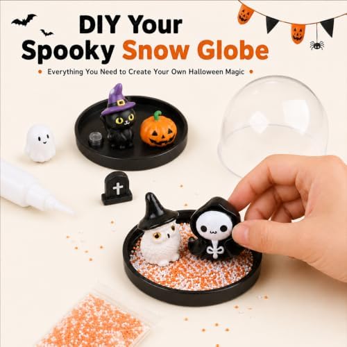 Halloween Snow Globes Making Kit Snow Globe Crafts Holiday Decor
