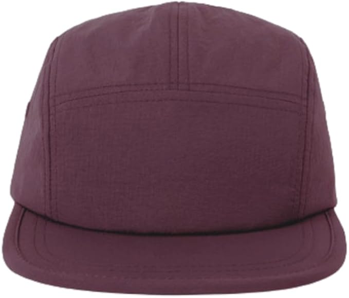 5 Panel Running Hat Waterproof Nylon Sun Hat Quick Dry Plain Baseball Cap for Men Women