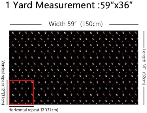 Erosebridal Cute Mushroom Upholstery Fabric, 10 Yards