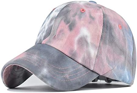 Criss Cross Hat Washed Distressed Baseball Cap Ponytail Hat High Messy Bun Ponycap for Women
