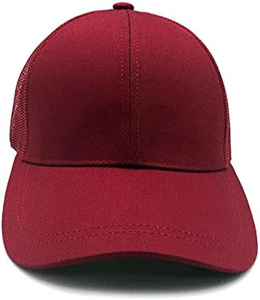 Criss Cross Hat Washed Distressed Baseball Cap Ponytail Hat High Messy Bun Ponycap for Women
