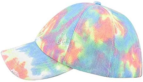 Criss Cross Hat Washed Distressed Baseball Cap Ponytail Hat High Messy Bun Ponycap for Women