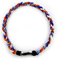 MapofBeauty 18 Inch Three Colors Fashion Three Braided Rope Tornado Necklace