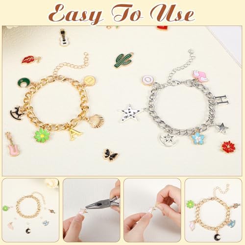 Highergo 870 Pcs Beach Charms Lip Gloss Keychain Making Kit DIY Craft