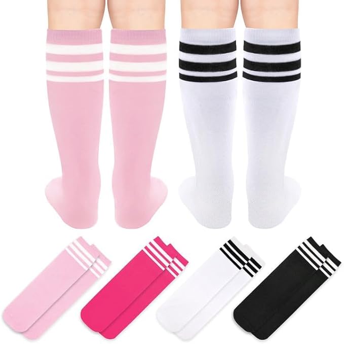 Olreco Toddler Soccer Socks Kids Baseball Socks Youth Softball Sock for Girls Boys Football Sock Boys Athletic Accessories
