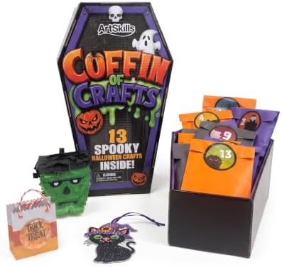 Coffin Of Crafts Halloween Advent Calendar - 13 Halloween Crafts for Kids