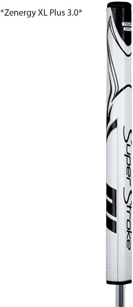 SuperStroke Zenergy Tour Golf Putter Grip with No Taper Enhanced SPYNE Technology, New Multi-Zone Texturing and Tech-Port