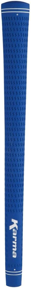Karma Velour Golf Grips for Men, Women, Juniors | Undersize, Standard, Midsize, Oversize, & Jumbo | 6 Colors | Choose Single, 9, 13 Pack or Golf Club Grip Kit