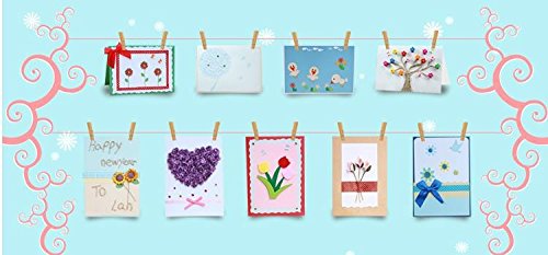 Fascola 3PCS Different Beautiful Flowers Shape 1 inch Craft Punch Set Scrapbook - Image 7