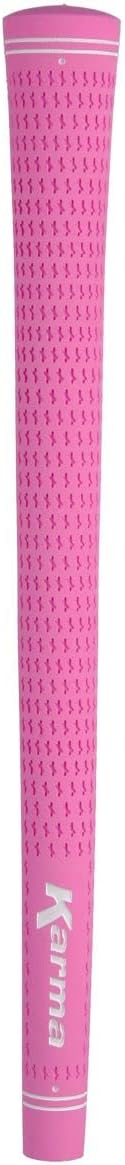 Karma Velour Golf Grips for Men, Women, Juniors | Undersize, Standard, Midsize, Oversize, & Jumbo | 6 Colors | Choose Single, 9, 13 Pack or Golf Club Grip Kit