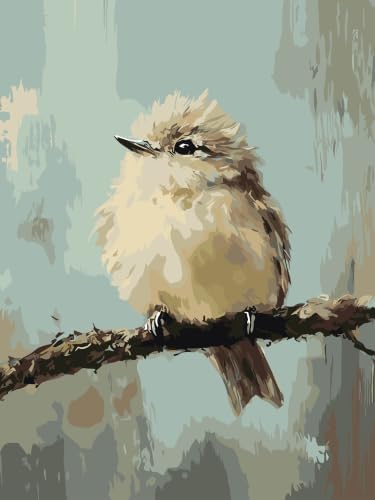 GOUOYANA Paint By Numbers Kit for Adults-Hummingbird Canvas Frameworkless