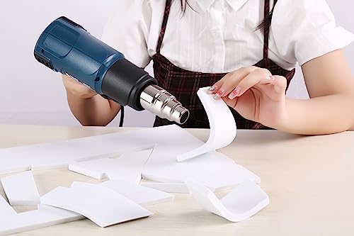 AMZQNART 2mm EVA Foam Sheets Roll for Craft White Cosplay Foam 16x59in 2pcs