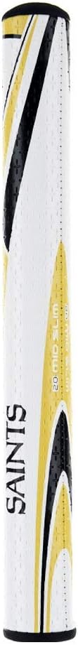 SuperStroke NFL Golf Putter Grip, Mid Slim 2.0, Cross-Traction Control Texture for Max Feel and Comfort