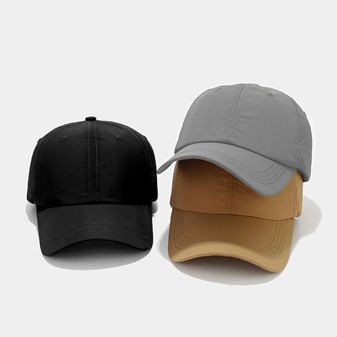 Malaxlx Waterproof Baseball Cap for Men Women Breathable UPF50+ Sport Outdoor Caps Quick Dry Adjustable Rain Hat