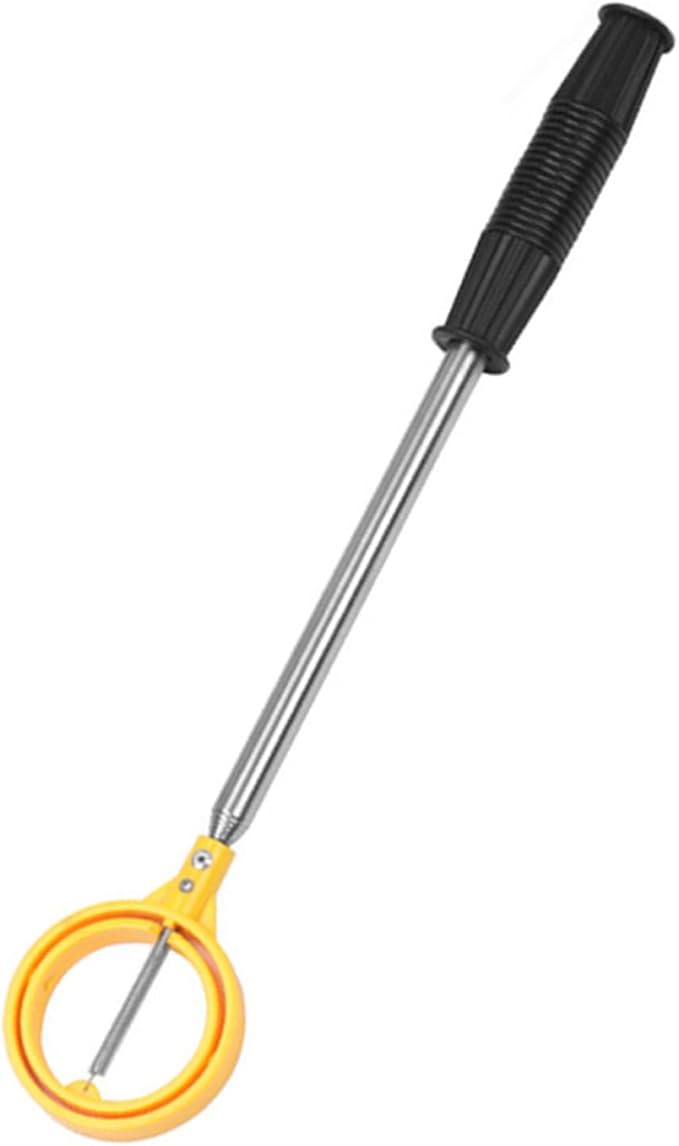 ZJchao Golf Ball Retriever, Golf Ball Retriever with Spring ReleaseReady Head and Locking Clip Golf Ball Retrievers Telescopic Yellow Golf Balls for Golf Golf Accessories for Men
