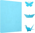 A4 Origami Paper Light Blue 100 Sheets, 8.27×11.7 inch Double Sided Color Easy by Pyrisuu
