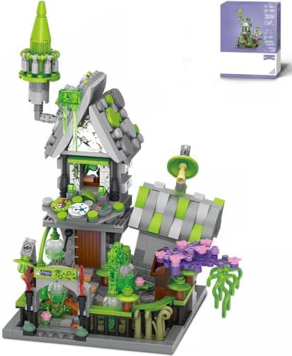 Frankenstein Lab Building Set, 758 Pcs Mini Halloween Building Toy