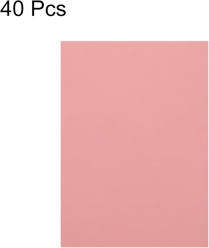 MECCANIXITY Colored Vellum Paper, 40 Sheet Light Pink Transparency 11.7 x 8.2 - Image 3