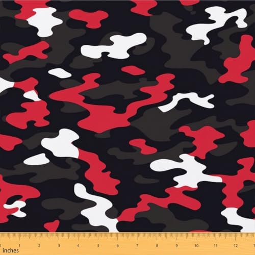 Erosebridal Boys Camo Upholstery Fabric, 1 Yard