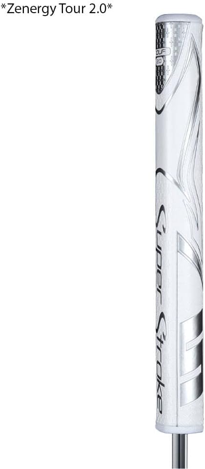 SuperStroke Zenergy Tour Golf Putter Grip with No Taper Enhanced SPYNE Technology, New Multi-Zone Texturing and Tech-Port