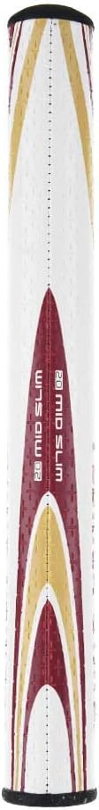 SuperStroke NCAA Golf Putter Grip, Ohio State University (Mid Slim 2.0) | Cross-Traction Surface Texture and Oversized Profile | Even Grip Pressure for a More Consistent Stroke | Non-Slip Grip