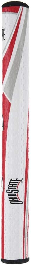 SuperStroke NCAA Golf Putter Grip, Ohio State University (Mid Slim 2.0) | Cross-Traction Surface Texture and Oversized Profile | Even Grip Pressure for a More Consistent Stroke | Non-Slip Grip