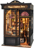 Book Nook Magic Miniature House Kit for Adults with Openable Door