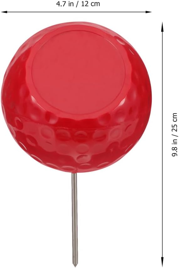 SUPVOX Golf Tee Marker 9.84 Inch Durable Colored Ball Marker for Golf Course Tee Box Accessories Practical Golfing Court Supply
