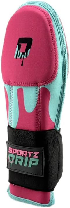 Youth Baseball/Softball Sliding Mitt (Teal/Pink)