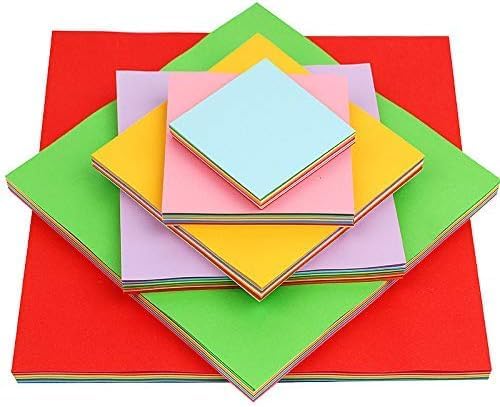 2 Pack 10 Colors Origami Paper Double Sided Color 100 Sheets Square Easy Fold - Image 4