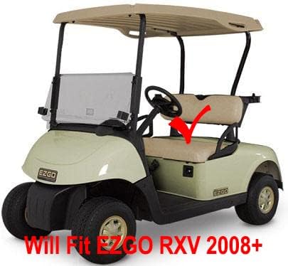 Huskey Golf Cart Front Basket Storage Basket Dash Basket Compatible W/EZGO TXT/RXV,Club Car DS (2000.5+) Precedent/Tempo/Onward,Yamaha G29 Drive2 2007+ One Piece Solid Design & Larger Compartments