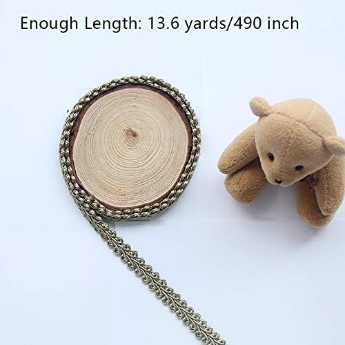 BEL AVENIR Braid Trim 1/2 inch 13.6 Yards French Gimp Basic Sewing Polyester - Image 3